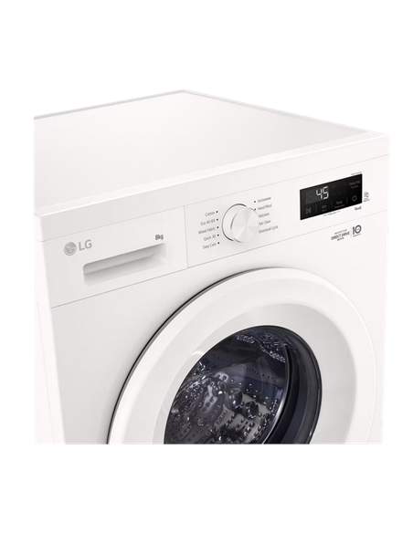 Mașină de spălat LG F4X1008NWH, 8kg, Alb