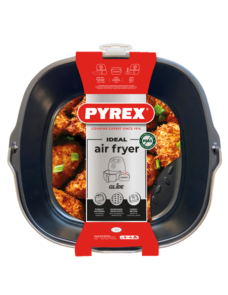 Tava de copt Pyrex AF22SR6, Negru
