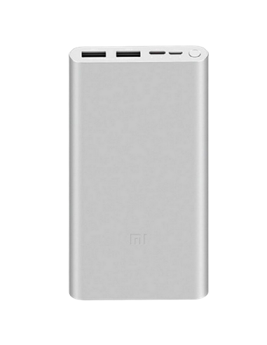 Acumulator extern Xiaomi Power Bank 3, 10000mAh, Argintiu