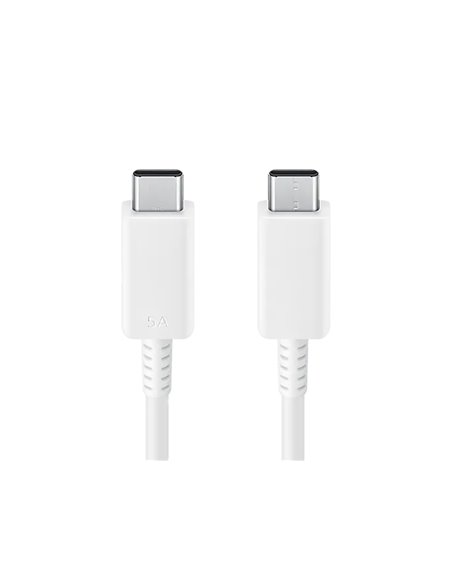 Кабель для зарядки и синхронизации Samsung USB-C to USB-C Cable 5A, USB Type-C/USB Type-C, 1,8м, Белый