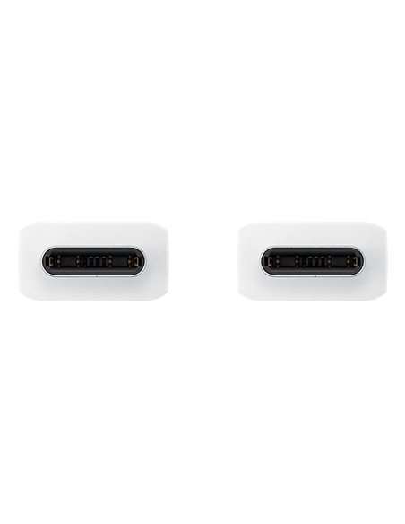 Cablu încărcare și sincronizare Samsung USB-C to USB-C Cable 5A, USB Type-C/USB Type-C, 1,8m, Alb