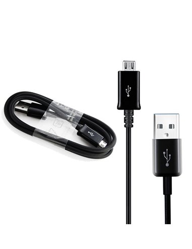 Кабель для зарядки и синхронизации Samsung Micro-USB Charging-Data Cable, USB Type-A/micro-USB, 1,5м, Чёрный