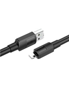 Cablu încărcare și sincronizare Moshi USB to Lightning Cable 90 Degree, USB Type-A/Lightning, 1,5m, Negru