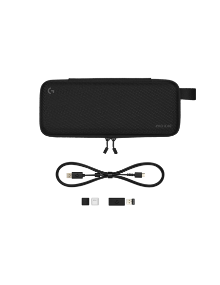 Клавиатура Logitech G PRO X 60, Проводное / беспроводное, Белый
