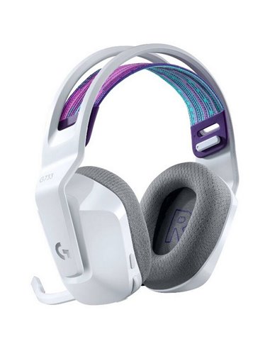 Игровая Гарнитура Logitech G733, Беспроводной/C проводом, Белый