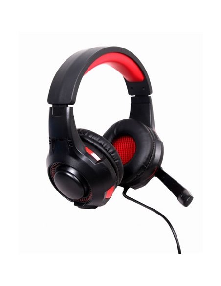 Игровая Гарнитура Gembird GHS-U-5.1-01, USB, Чёрный/Красный 