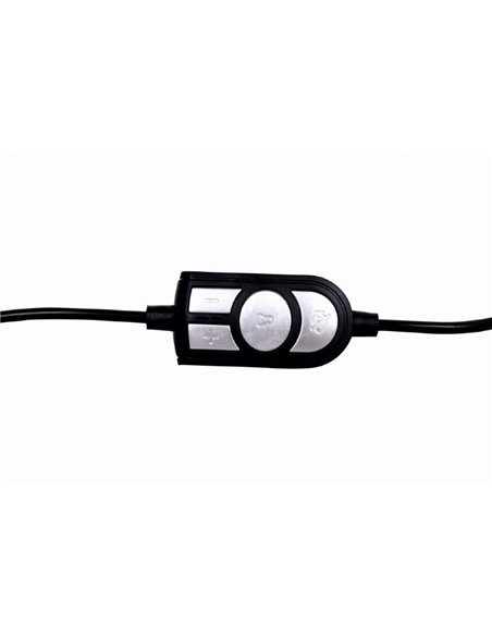 Căști gaming Gembird GHS-U-5.1-01, USB, Negru/Roșu