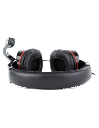 Căști gaming Gembird GHS-402, Cu fir, Negru/Roșu
