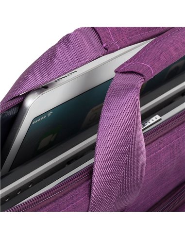 Geantă pentru Laptop Rivacase Biscayne, 15.6", Poliester, Violet