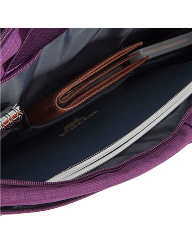 Geantă pentru Laptop Rivacase Biscayne, 15.6", Poliester, Violet