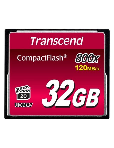 Карта памяти Transcend CompactFlash 800, 32Гб (TS32GCF800)