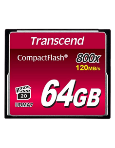 Card de Memorie Transcend CompactFlash 800, 64GB (TS64GCF800)