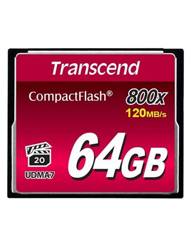 Card de Memorie Transcend CompactFlash 800, 64GB (TS64GCF800)