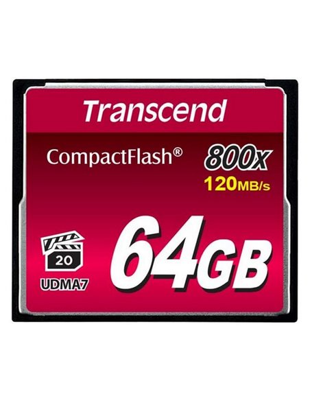 Card de Memorie Transcend CompactFlash 800, 64GB (TS64GCF800)