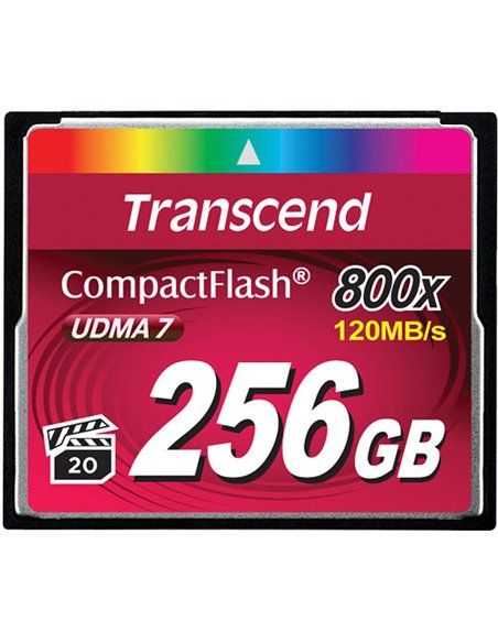 Карта памяти Transcend CompactFlash 800, 256Гб (TS256GCF800)