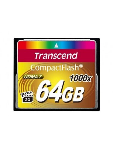 Карта памяти Transcend CompactFlash 1000, 64Гб (TS64GCF1000)