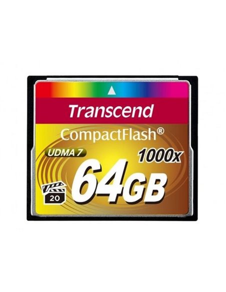 Card de Memorie Transcend CompactFlash 1000, 64GB (TS64GCF1000)