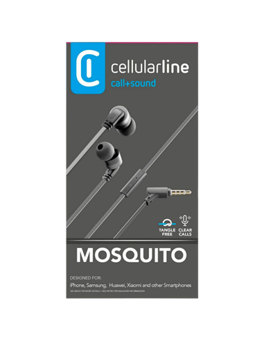 Наушники Cellularline Mosquito, Чёрный