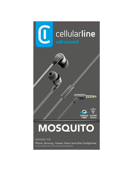 Наушники Cellularline Mosquito, Чёрный