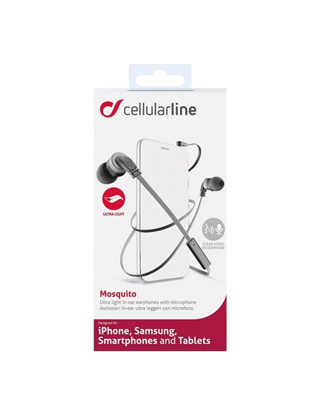 Наушники Cellularline Mosquito, Чёрный