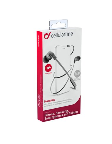 Наушники Cellularline Mosquito, Чёрный