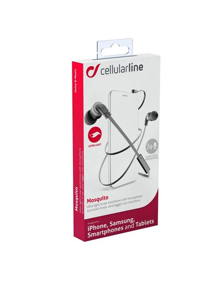Наушники Cellularline Mosquito, Чёрный