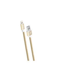 Cablu încărcare și sincronizare Xpower Lightning Cable, Metal, USB Type-A/micro-USB, 1m, Auriu 2