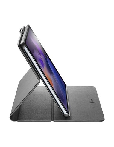 Чехол для планшета Cellularline Folio - Galaxy Tab A8, 10.5", Искусственная кожа, Чёрный