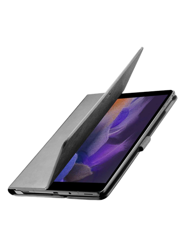 Husă pentru tabletă Cellularline Folio - Galaxy Tab A8, 10.5", Piele artificială, Negru