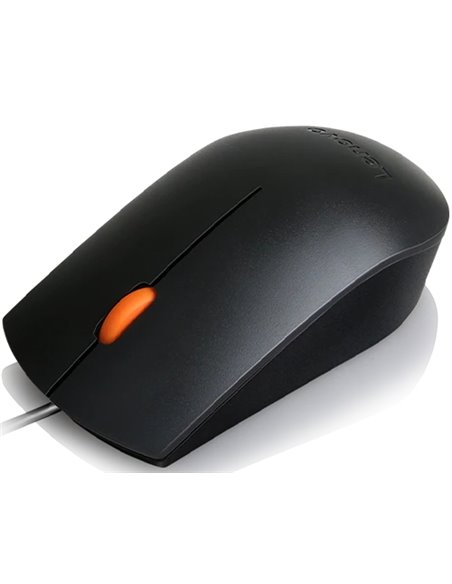 Mouse Lenovo 300 USB, Negru