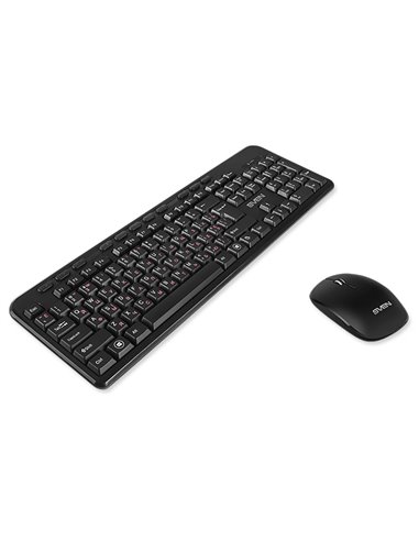 Клавиатура и мышь SVEN KB-C3200W, Беспроводное, Чёрный
