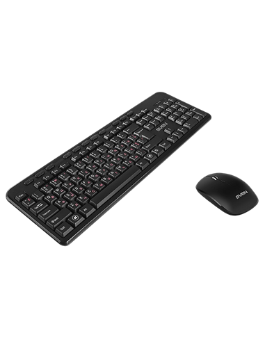 Клавиатура и мышь SVEN KB-C3200W, Беспроводное, Чёрный