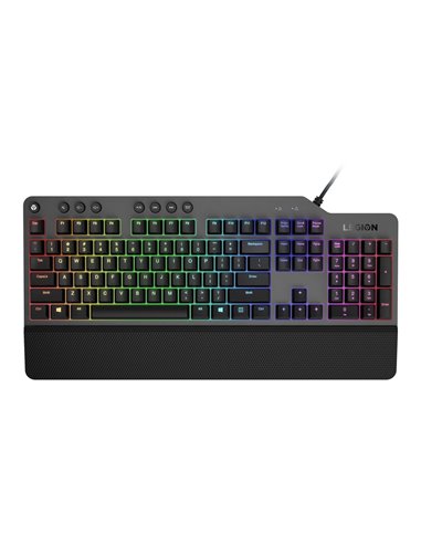 Клавиатура Lenovo Legion K500, Проводное, Чёрный