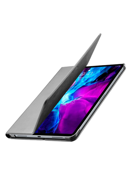 Чехол для планшета Cellularline Folio - iPad Pro 12.9" (2021), Искусственная кожа, Чёрный