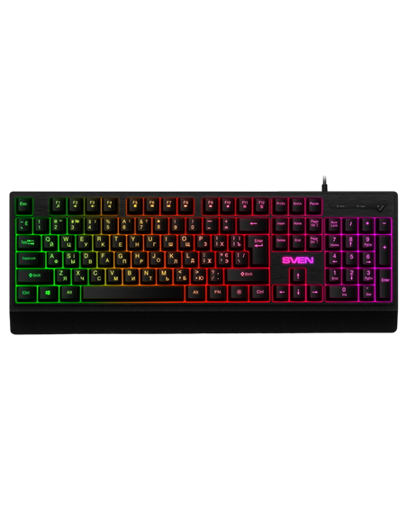 Tastatură SVEN KB-C7150EL, Cu fir, Negru