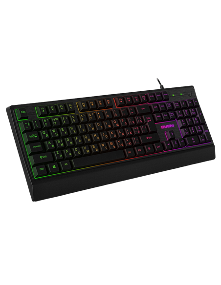 Tastatură SVEN KB-C7150EL, Cu fir, Negru