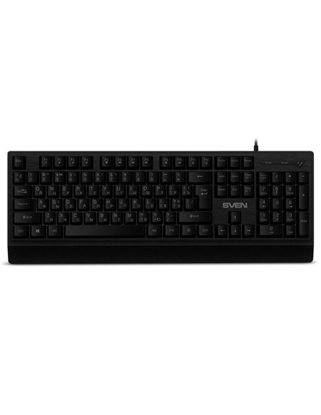 Клавиатура SVEN KB-C7150EL, Проводное, Чёрный