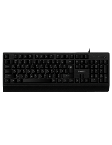 Клавиатура SVEN KB-C7150EL, Проводное, Чёрный