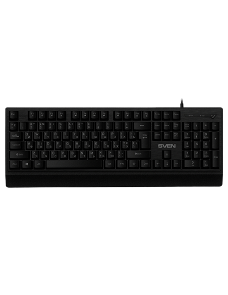 Tastatură SVEN KB-C7150EL, Cu fir, Negru