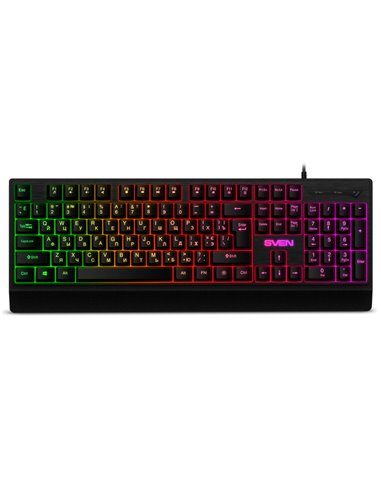 Tastatură SVEN KB-C7150EL, Cu fir, Negru