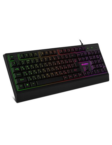Клавиатура SVEN KB-C7150EL, Проводное, Чёрный