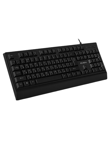 Tastatură SVEN KB-C7150EL, Cu fir, Negru