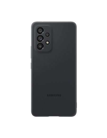 Чехол Samsung Silicone Cover Galaxy A73, Чёрный