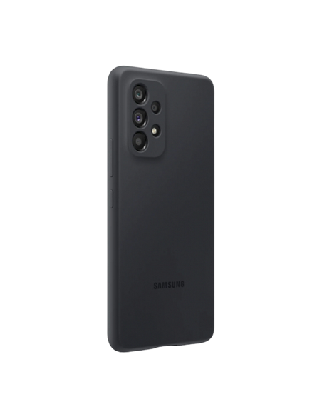 Husă Samsung Silicone Cover Galaxy A73, Negru