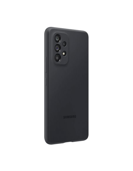 Чехол Samsung Silicone Cover Galaxy A73, Чёрный