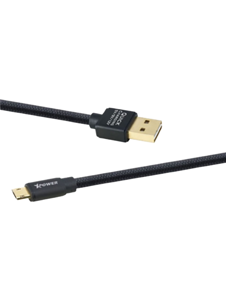 Cablu încărcare și sincronizare Xpower Micro cable Speed Cable, USB Type-A/micro-USB, 1,2m, Negru