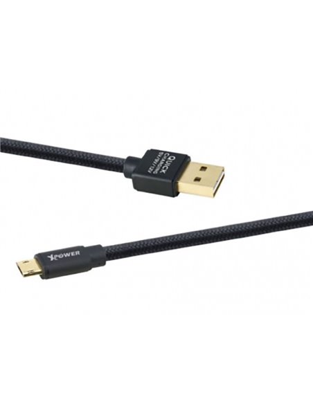 Кабель для зарядки и синхронизации Xpower Micro cable Speed Cable, USB Type-A/micro-USB, 1,2м, Чёрный