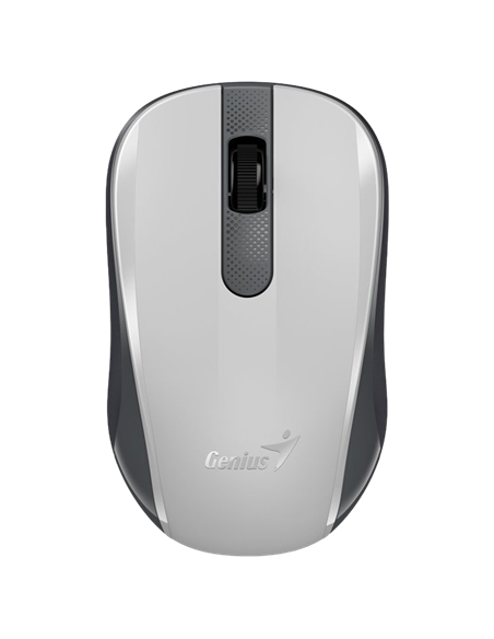 Mouse Wireless Genius NX-8008S, Alb/Gri