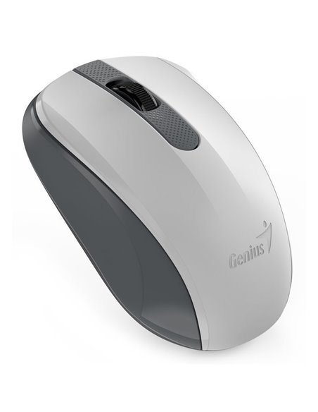 Mouse Wireless Genius NX-8008S, Alb/Gri