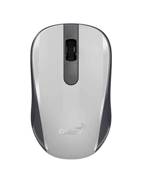 Mouse Wireless Genius NX-8008S, Alb/Gri